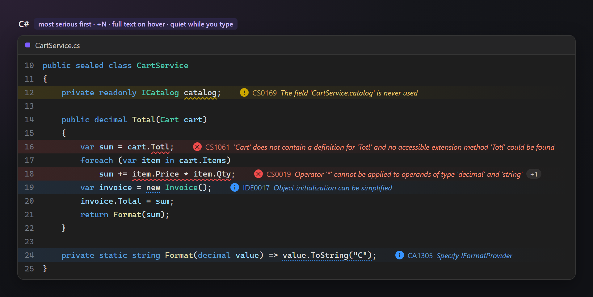 C#