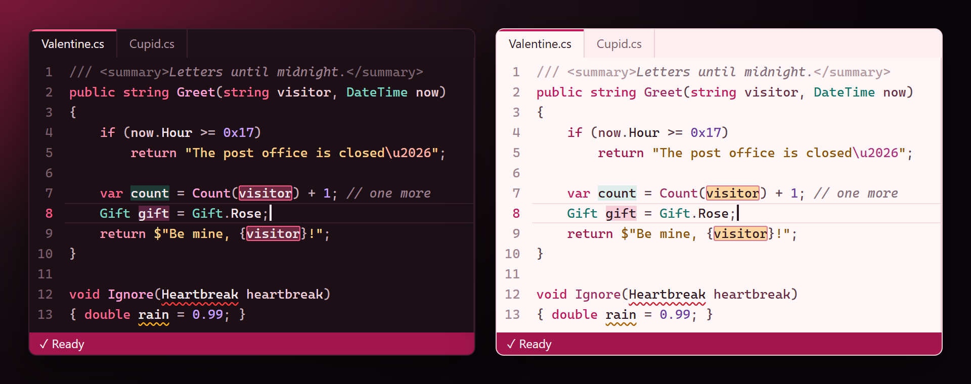 ValentineSmith Themes
